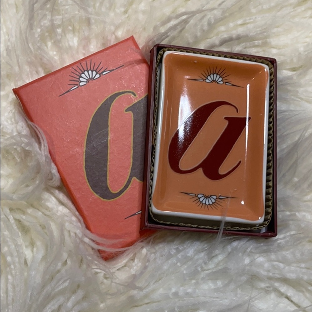 NWT Letter ‘a’ Glass Tray